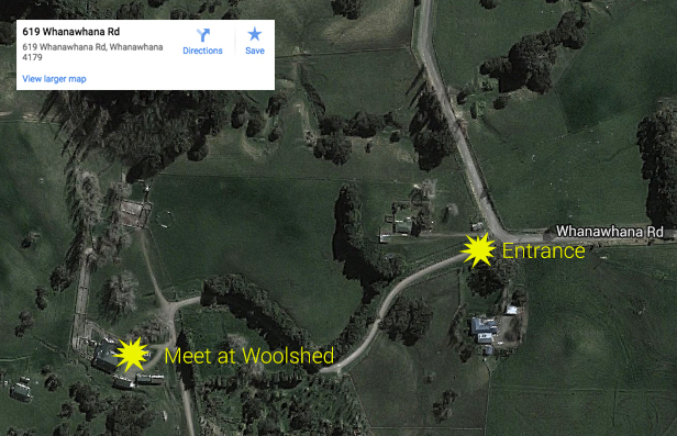 Directions to Whanawhana